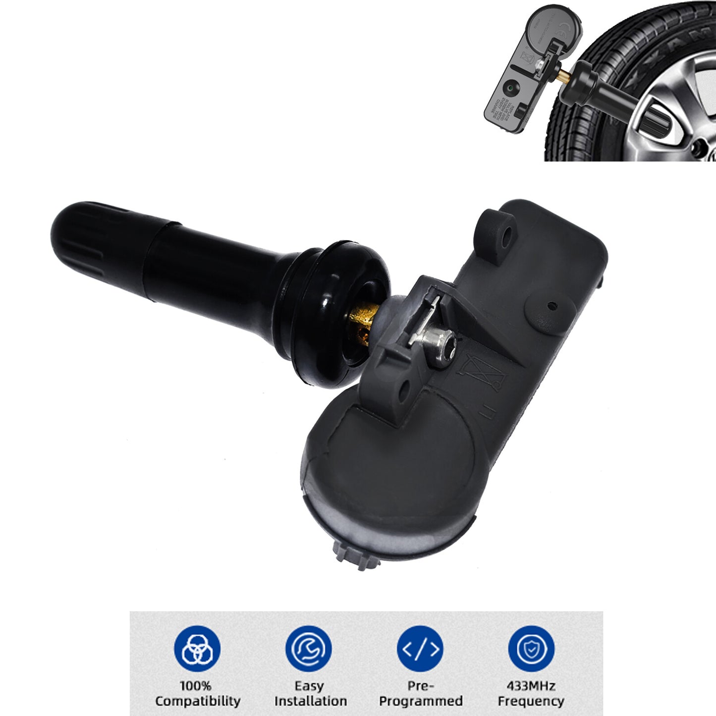 Tire Pressure Sensor for Dodge for Chrysler TownCountry Van for Jeep for RAM for Mitsubishi