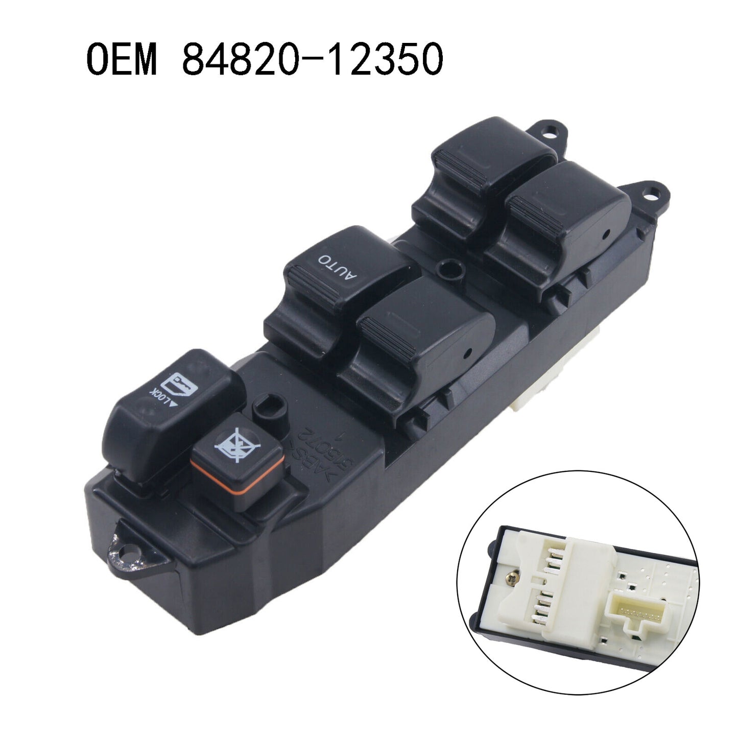 for Toyota for Corolla AE110 84820-12350 New Master Window Control Switch RHD BLACK