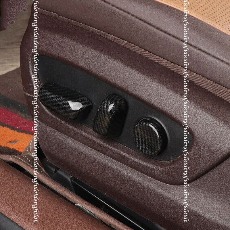for Lexus ES350/300h/250 2019-2023 Carbon Look for Seat Adjustment Panel Trim 6X