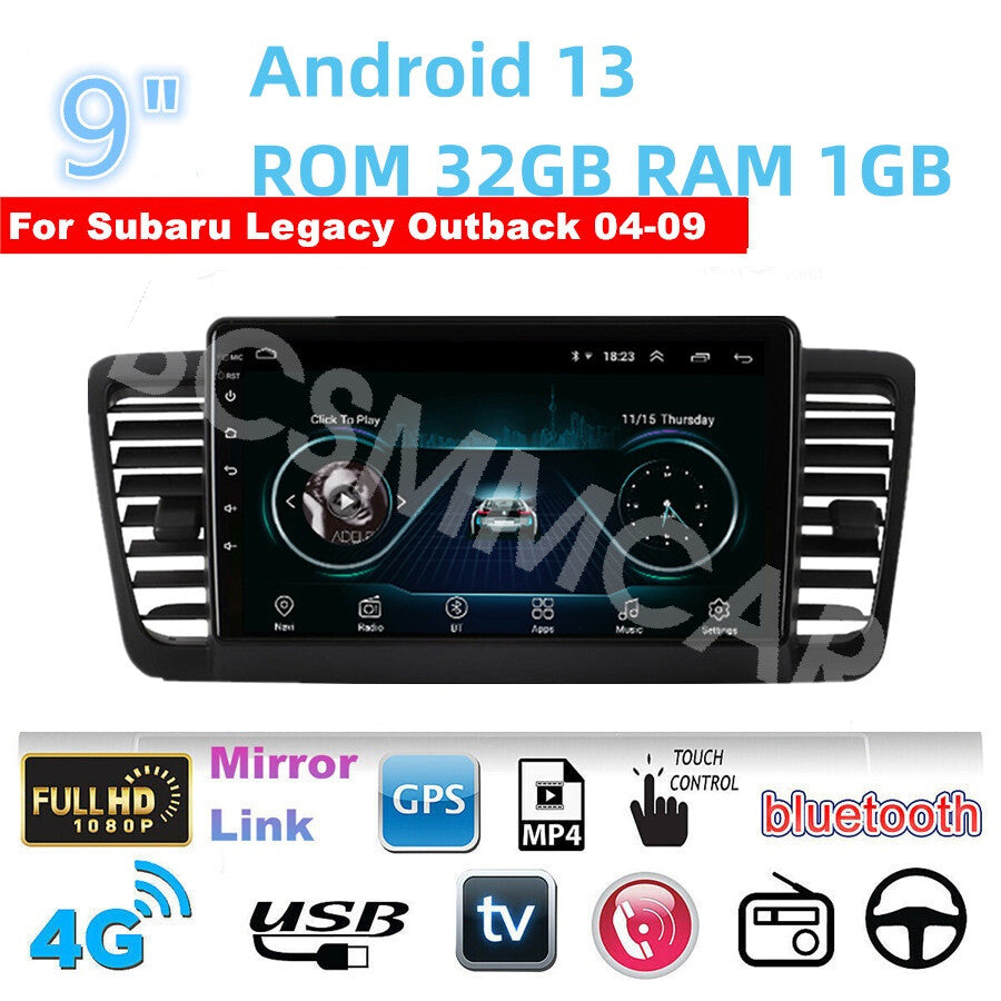 Fit for Subaru Outback Legacy 2003-2009 Car Radio GPS For Apple CarPlay Camera