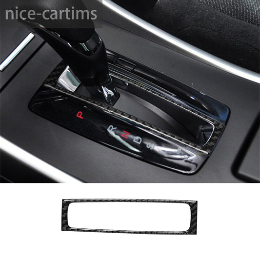 Carbon Fiber Central Control Gear Shift Box Trim Fit for Honda Accord 2013-2017