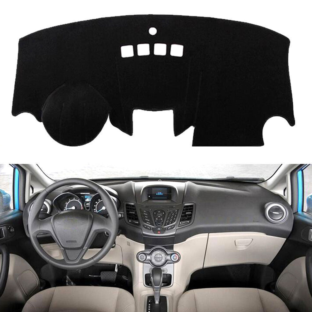 1X Dashboard Dash Mat Non-slip DashMat Sun Shade Pad For 09-2017 for Ford Fiesta MK7