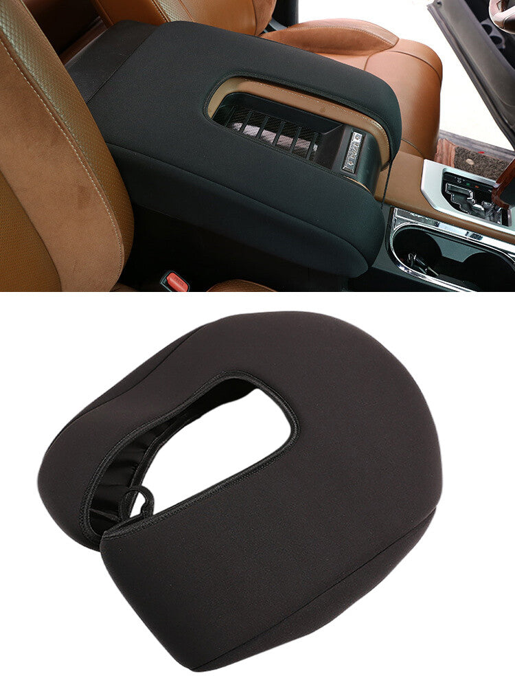 new black cloth center console armrest cover and pad for Toyota Tundra 14-21