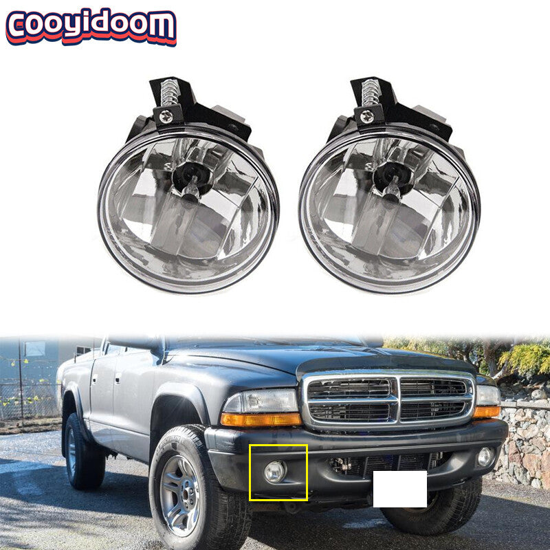 Pair Front bumper Fog Light for Dodge Durango 01-03 for Dodge Dakota 2001-2004