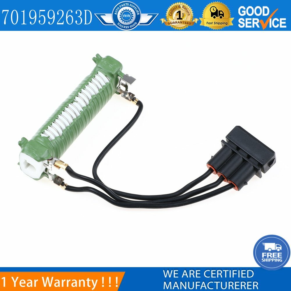 Engine cooling fan resistor suitable for Volkswagen EuroVan Transporter 701959263d