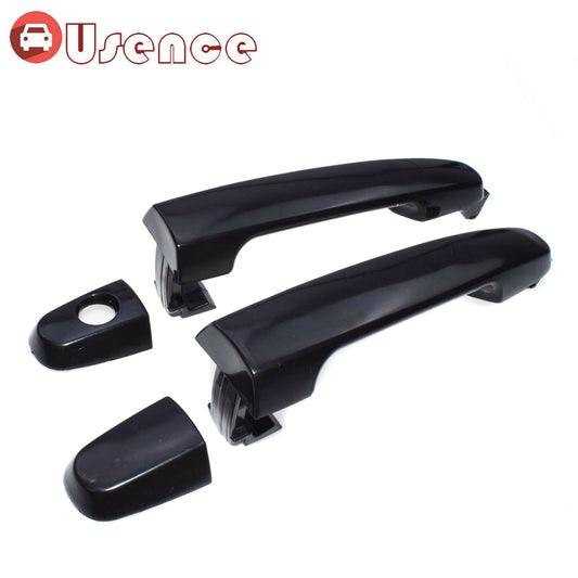 2Pcs Outside Front Rear Left Right Black Door Handle for Toyota for Corolla 2003-08