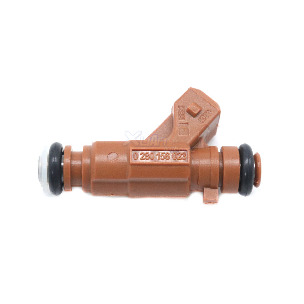 4-piece new fuel injector set 0280156023, suitable for Saab 9-3 9-5 2000-2009 L4 2.0L 2.3L...
