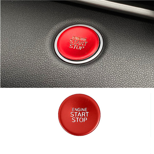 for Hyundai for Elantra 2021-2023 Red Start Stop Button Ignition Switch Cover Trim