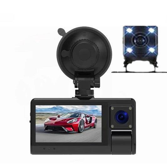 3in Touch Screen Car DVR Dash Cam Front Inside Rear Camera WiFi Video Recorder