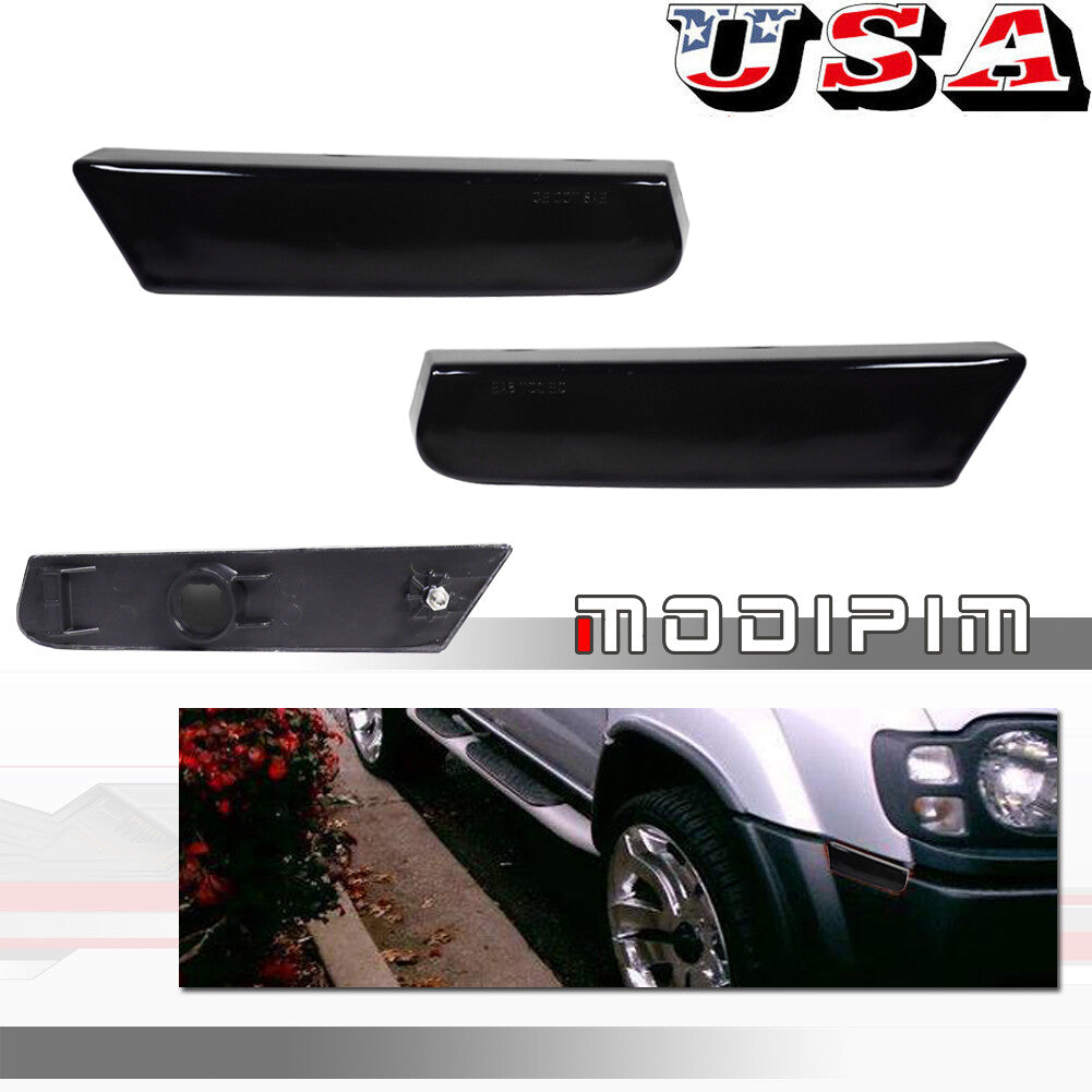 Smoke Black Front Side Marker Light Housing Kit for 2002, 2003, and 2004 for Nissan Xterra
