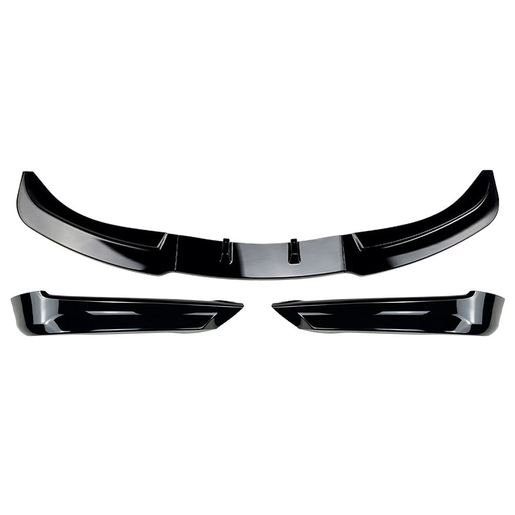 Front Bumper Spoiler Lip+Side Splitter Cover Trim FIT for BMW 3 Series E90 E91 320i