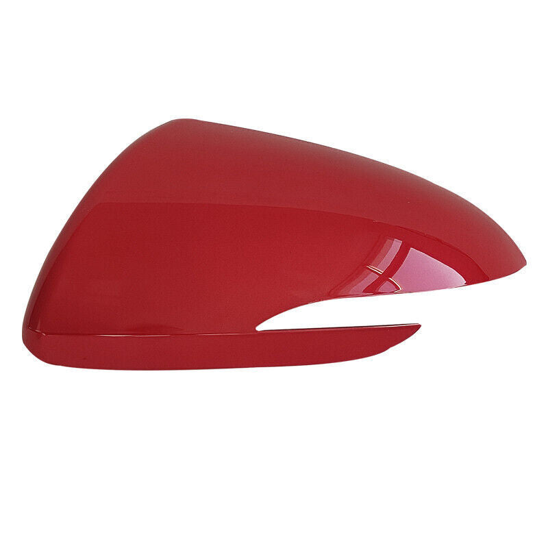 Red Left Rearview Door Mirror Cover Shell Cap Fit for Hyundai for Elantra 2016-2019