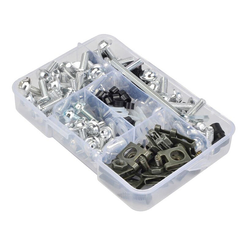 155-piece pack of universal motorcycle rectifier bolts, screws, fasteners, and fixing threads - US stock.