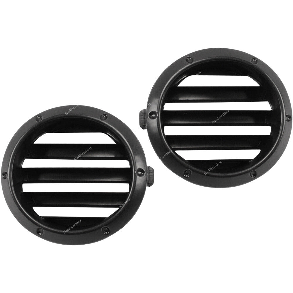 2pcs for Toyota Highlander 2004 2005 2006 2007 Left+Right Black Fog Light Cover