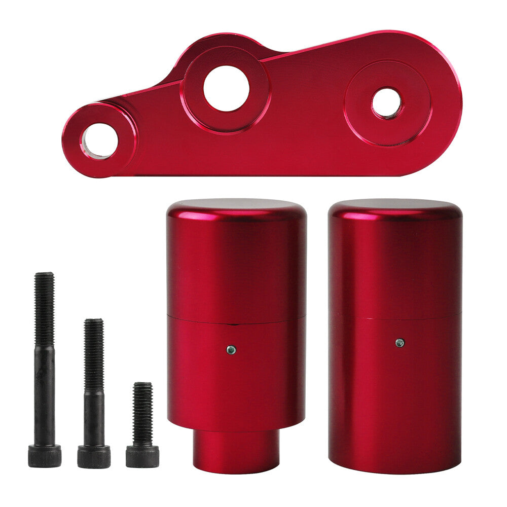 Red Aluminum NO CUT Frame Sliders Crash Protect for Suzuki 06-09 GSX-R 600 750