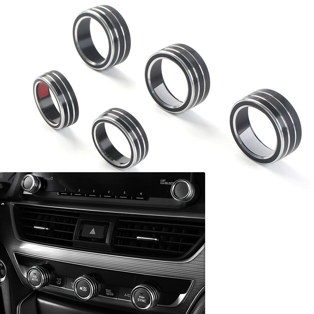 Fits for Honda Accord 10th Generation AC Climate Control Switch Knob Ring Cover Trim