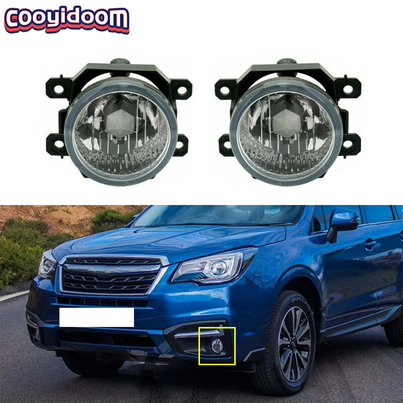 Pair for Subaru Forester 2016-2018 Fog Light Running Light Strip/Assist