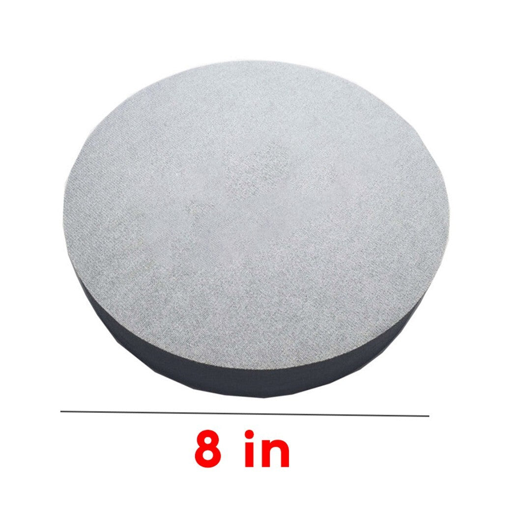2Pcs/Set 05725 8 Inch Round Single-Sided Foam Polishing Pad Tool Kit Black