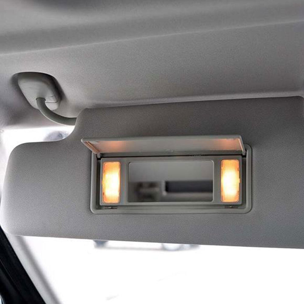 1PC Sunvisor Vanity Mirror Cover for Land Rover for Range Rover Sport Evoque Gray