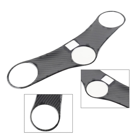 Triple Tree Top Clamp Upper Carbon 3D Decal Sticker for Honda CBR600RR 2005-2006