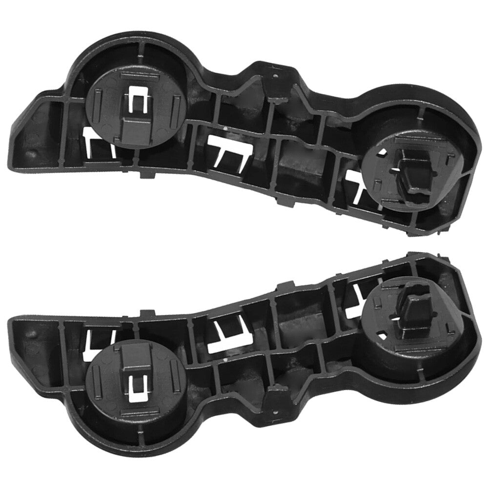 2Pc For 2017-2020 Kicks Left Right Front Bumper Retainer Support Bracket Black