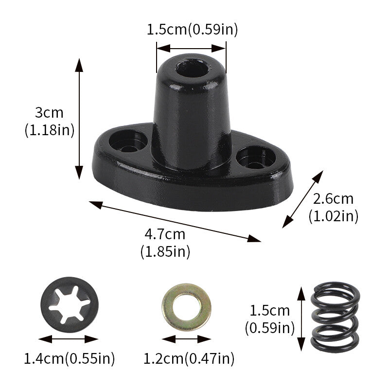 2Pcs Sun Visor Repair Bracket Kits fit for Jeep 1997-2002 TJ for Wrangler 924-531