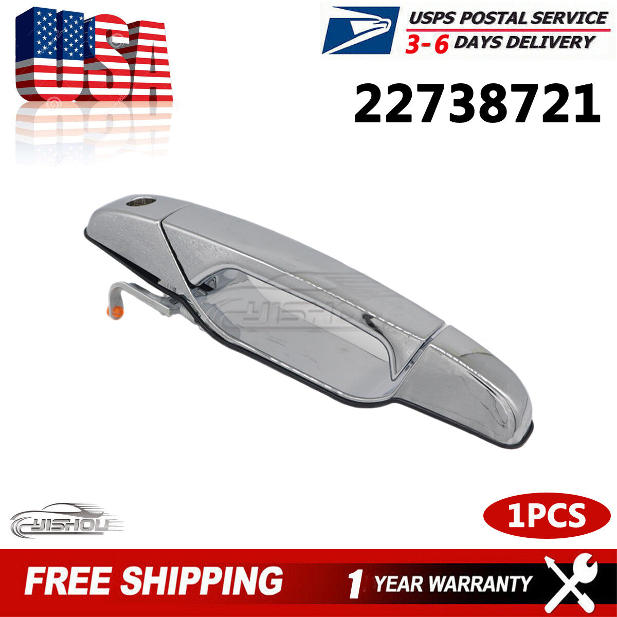 Front Driver Side Exterior Door Handle For 2007-2013 for Chevy Silverado for GMC for Sierra