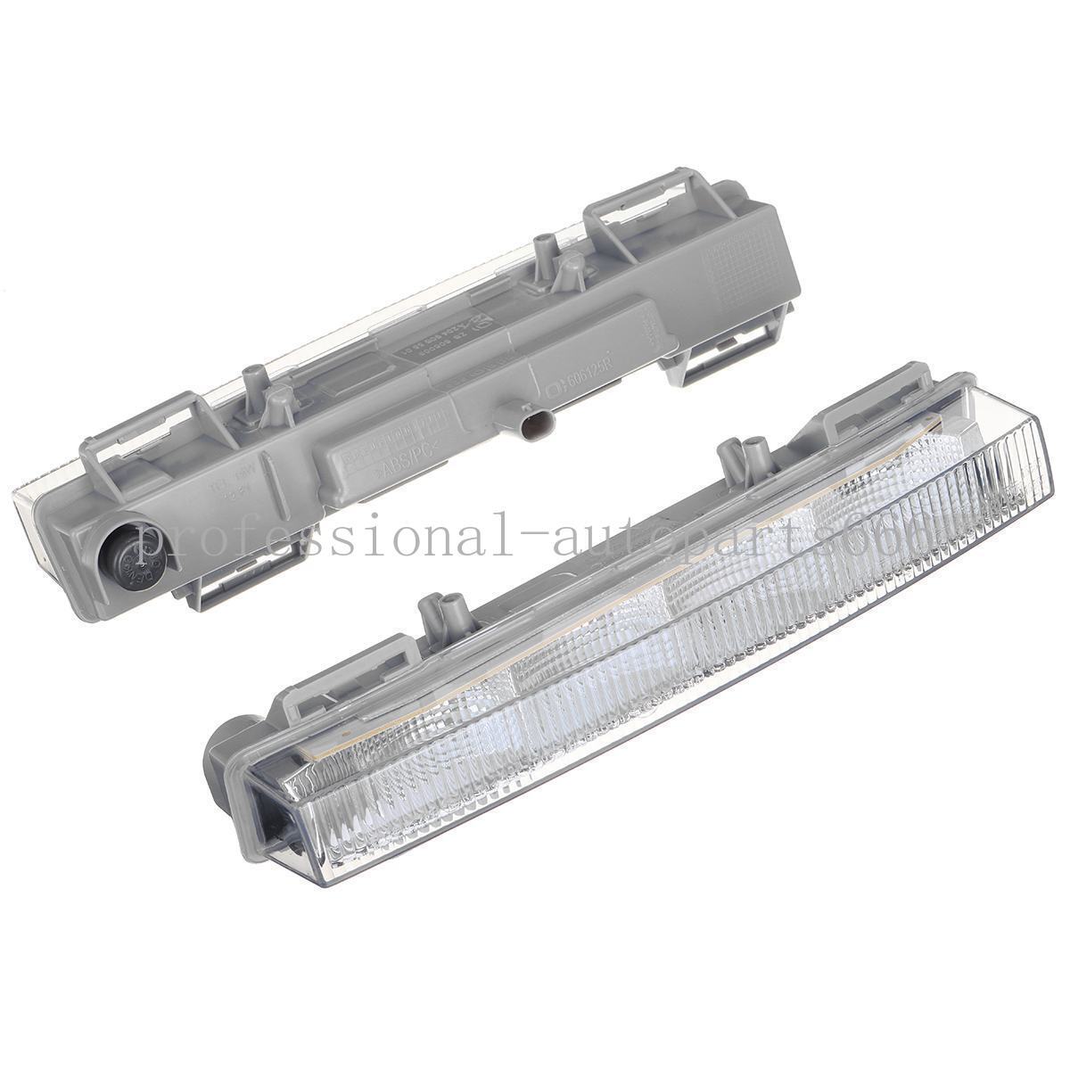 Front L+R Daytime Running Light DRL Fog Lamp for Benz ML350 ML400 X204 GLK350