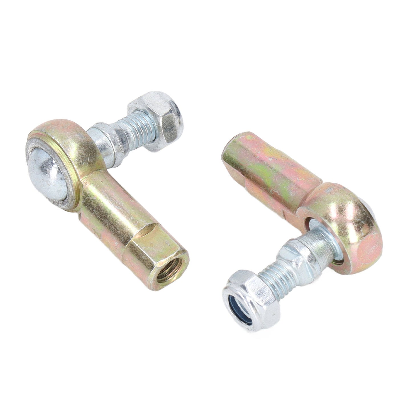 Hot 2pcs 8mm Tie Rod End Steel Alloy Ball Joint Parts For 110 Quad Dirt Bike