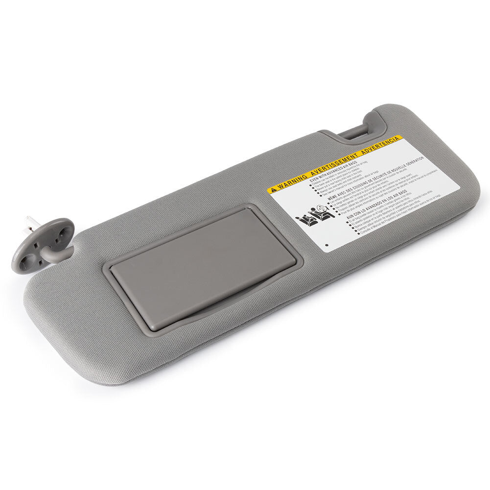 Gray left driver's side sun visor for Toyota Highlander 2014 - 2019 74320-0E074-B0