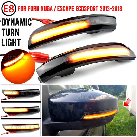 Dynamic Turn Signal Light for Ford Escape for Ford Kuga EcoSport 2013-2019