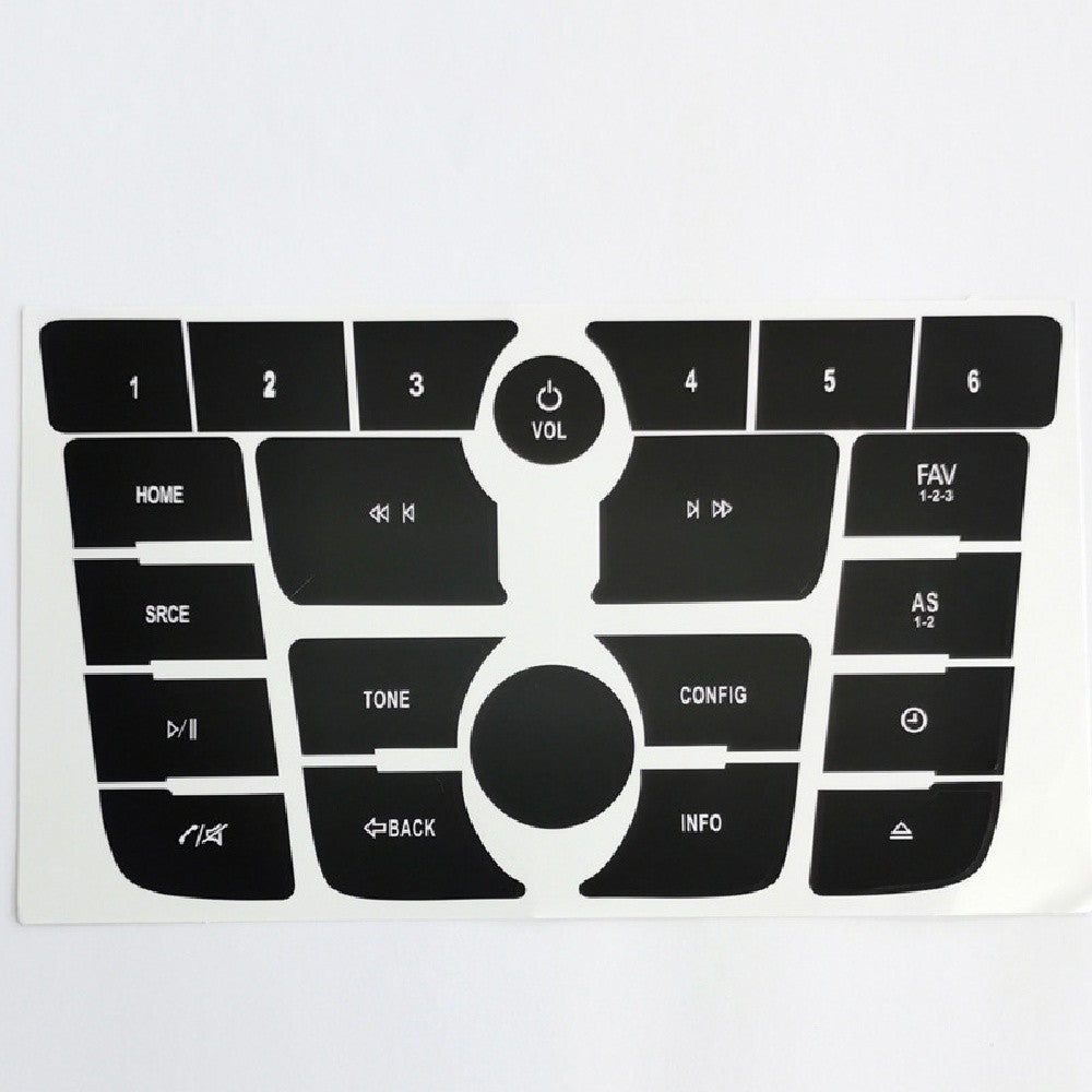 Radio Button Repair Decal Sticker Set for Buick Verano 2012-15