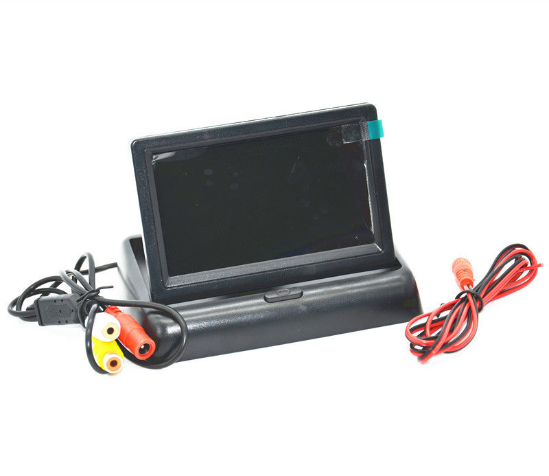 Car Backup LED Camera Night USE 4.3 LCD Display Monitor Rear View Reversing