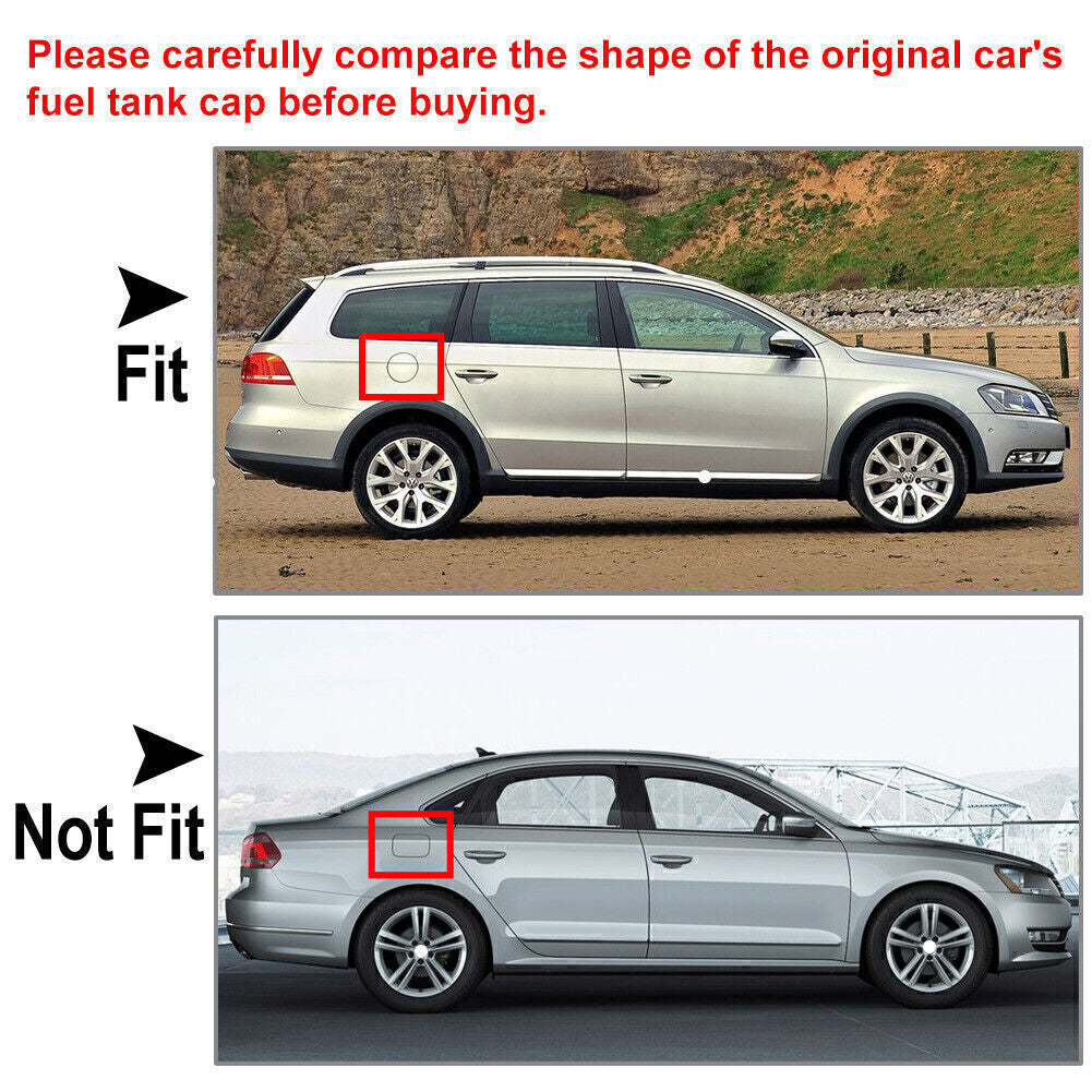 Fuel Filler Door Lid Flap Cover Unpainted 3AD809857 Fit for VW for PASSAT B7 2012-15