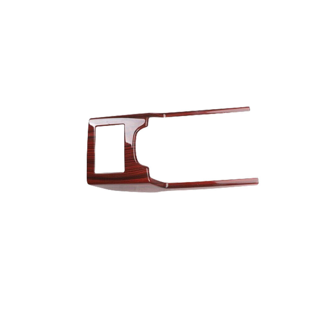 for Audi A6 12-18 Peach Wood Grain Rear Water Cup Holder Panel Frame Cover Trim