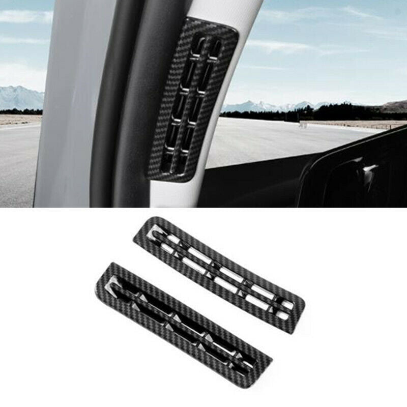 Carbon Fiber A-Pillar Air Outlet Vent Cover Trim for Hyundai for Elantra 2021-2023