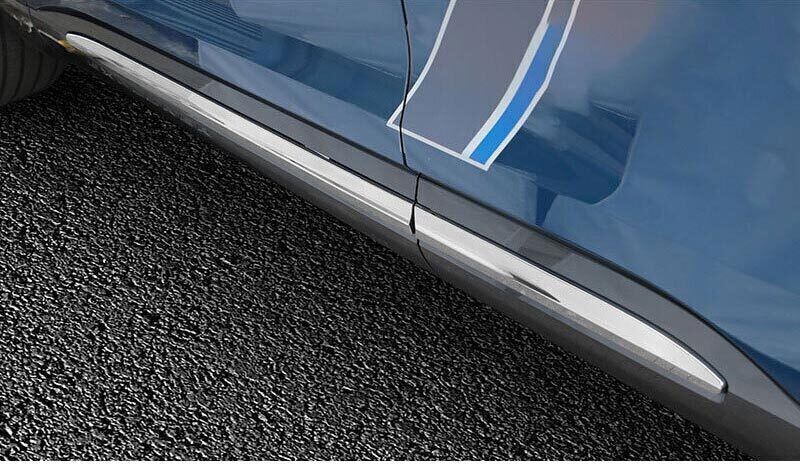 Chrome Steel Cover Trim 2020-24 for Ford Explorer Side Door Body Guard Moulding