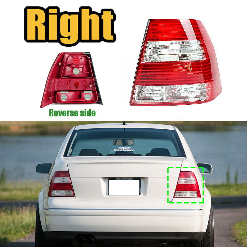 1 piece for Volkswagen for Jetta MK4 GLI Sedan 2002-2007: Right rear brake taillight bulb missing.