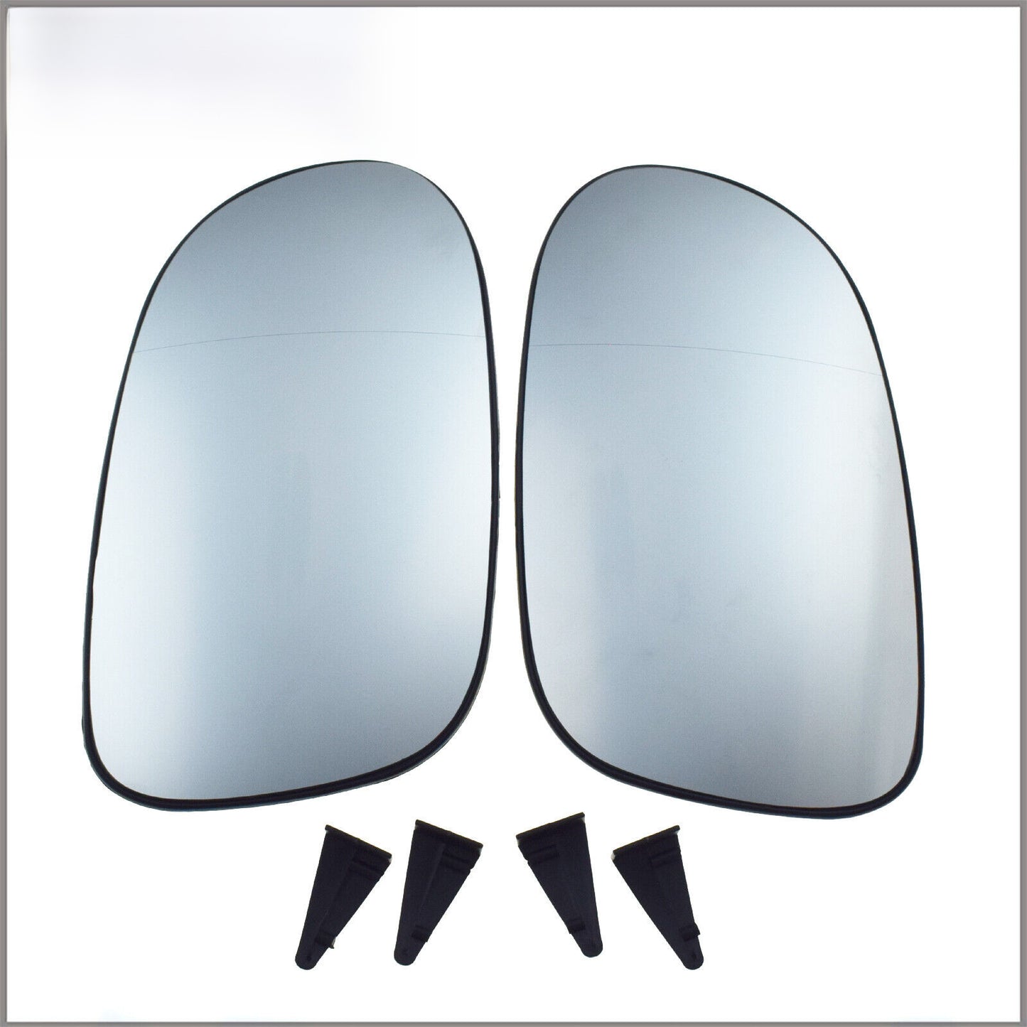 for Mercedes SLK320 CLK55 SLK230 SL500 Heated Mirror Glass w/ Backing Left Right