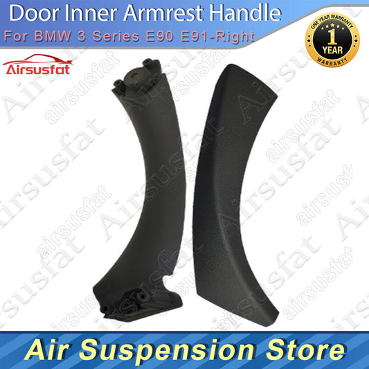 for BMW 3 Series E90 E91 05-12 Front/Rear Right Black Door Inner Armrest Handle