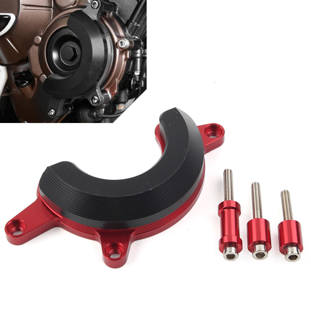 for HONDA CB650R CB650F Engine Stator Cover Guard Slider Protector Red Aluminum