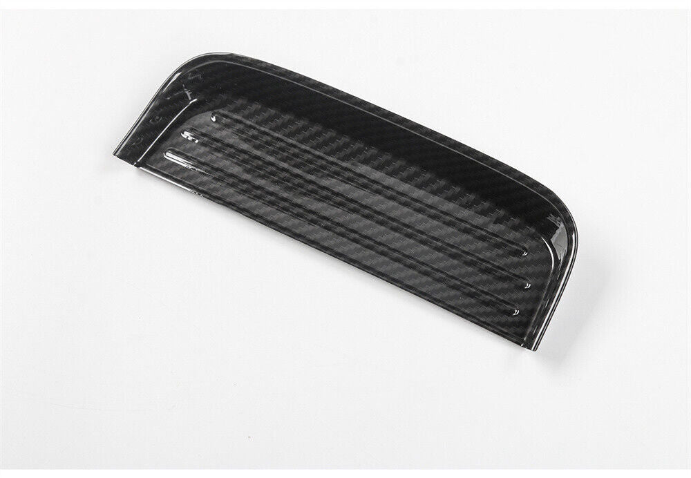 Carbon Fiber ABS Front Gear Shift Storage Box Tray Trim for Ford for Mustang 2015-22