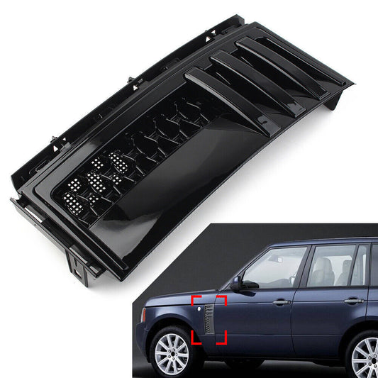 Side Fender Vent Grille Left Fit for Land Rover for Range Rover L322 2002-2012 Black