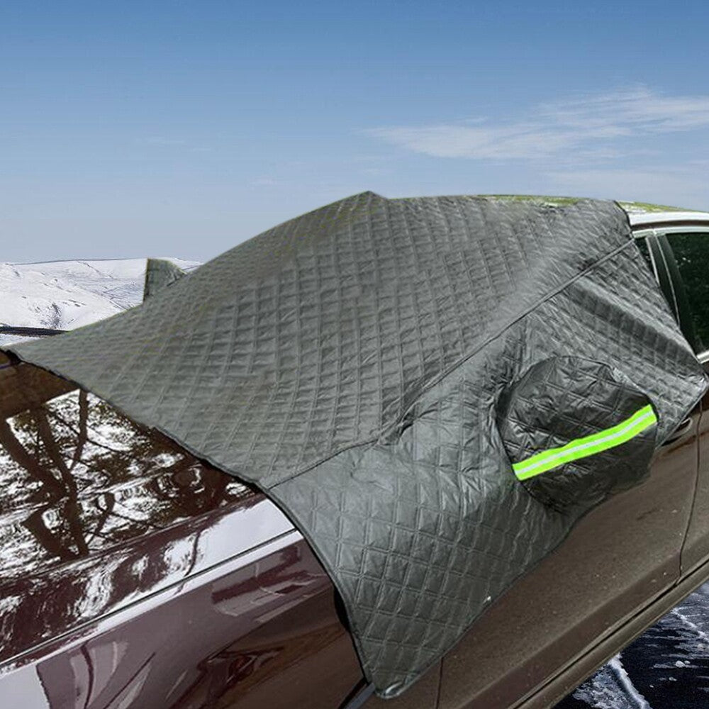 2.2x1.45m Car Sedan Windshield Cover All Weather 4-season Car Cover Snow and Ice