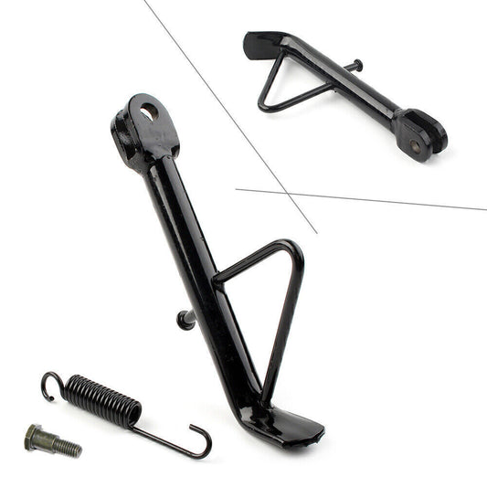 Universal 16cm Black Motorcycle Scooter E-Bike Kickstand Foot Side Stand Support