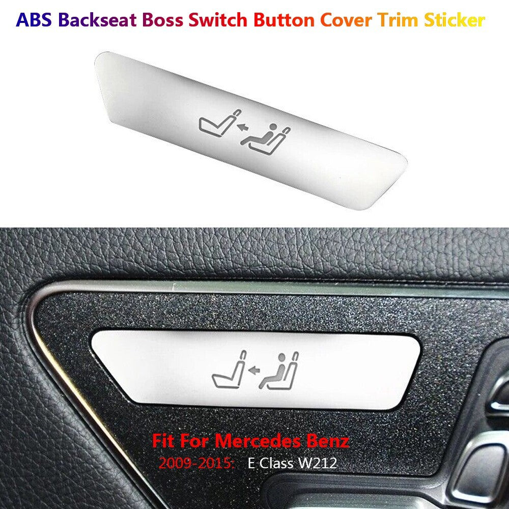 for Mercedes-Benz E W212 Car Interior Rear Boss for Seat Adjust Switch Button Cover