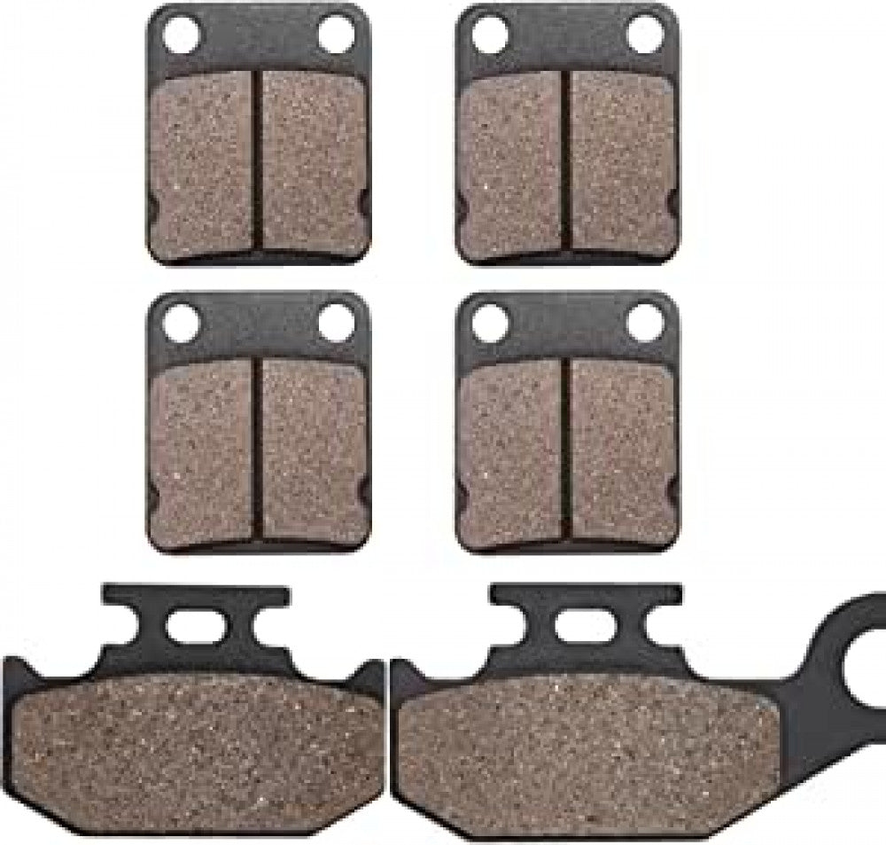 Front and Rear Brake Pads for YAMAHA YFM 450 Wolverine 2006-2007 ,Grizzly 4x4