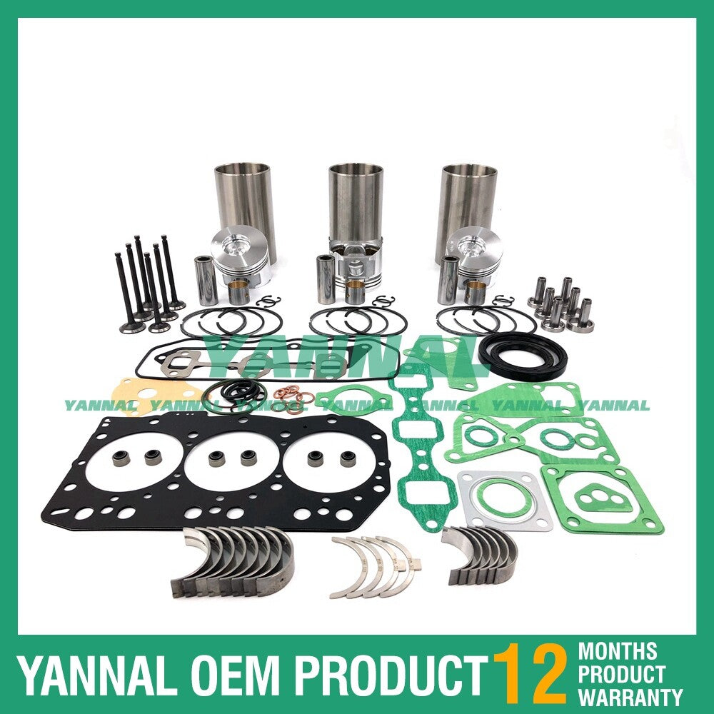 New 3TNV82 Overhaul and Rebuild Kit with Gaskets for Yanmar Diesel Engines