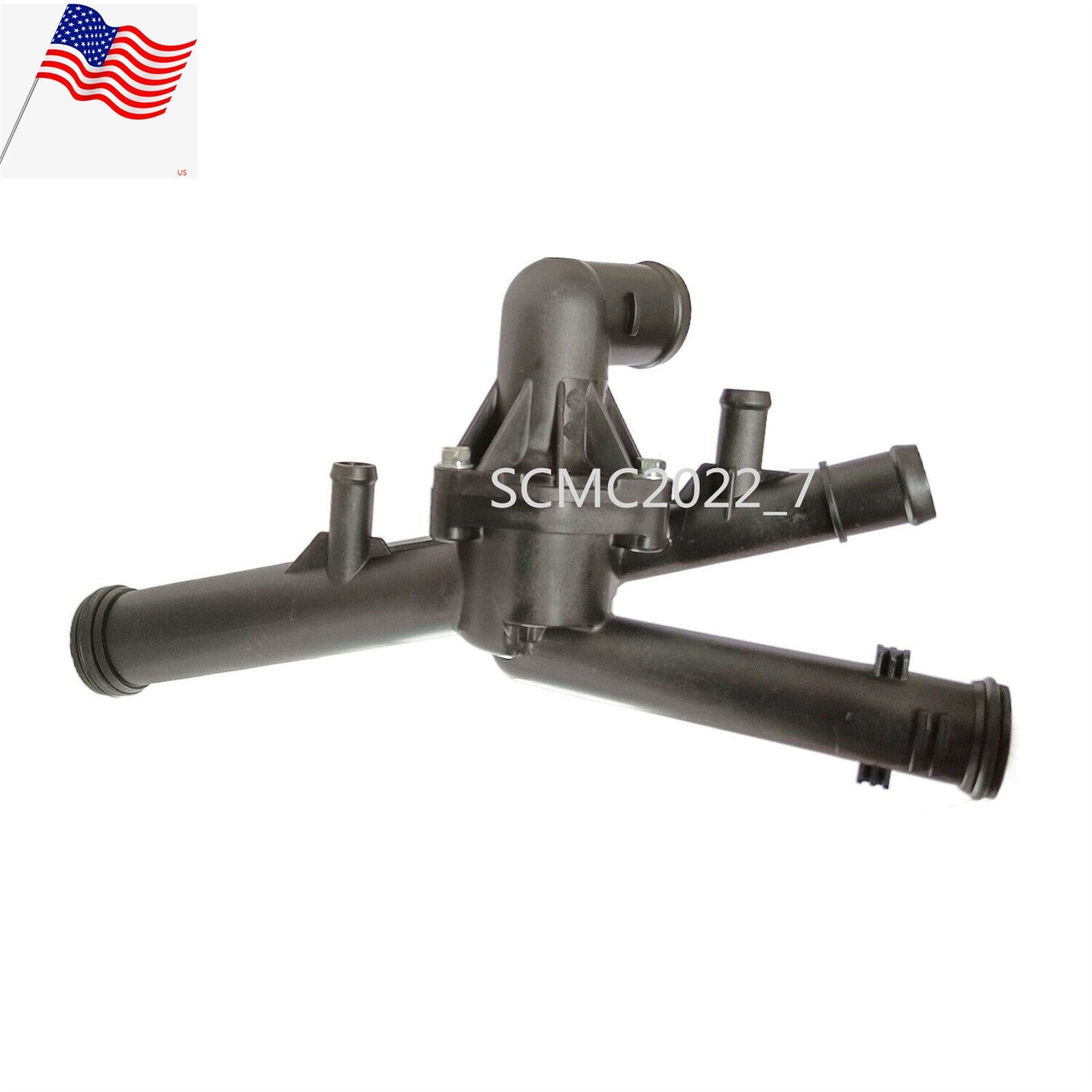 3.6L Thermostat Assembly w/ Thermostat Cover for VW for Passat for AUDI Q7 BHK BLV CHNA