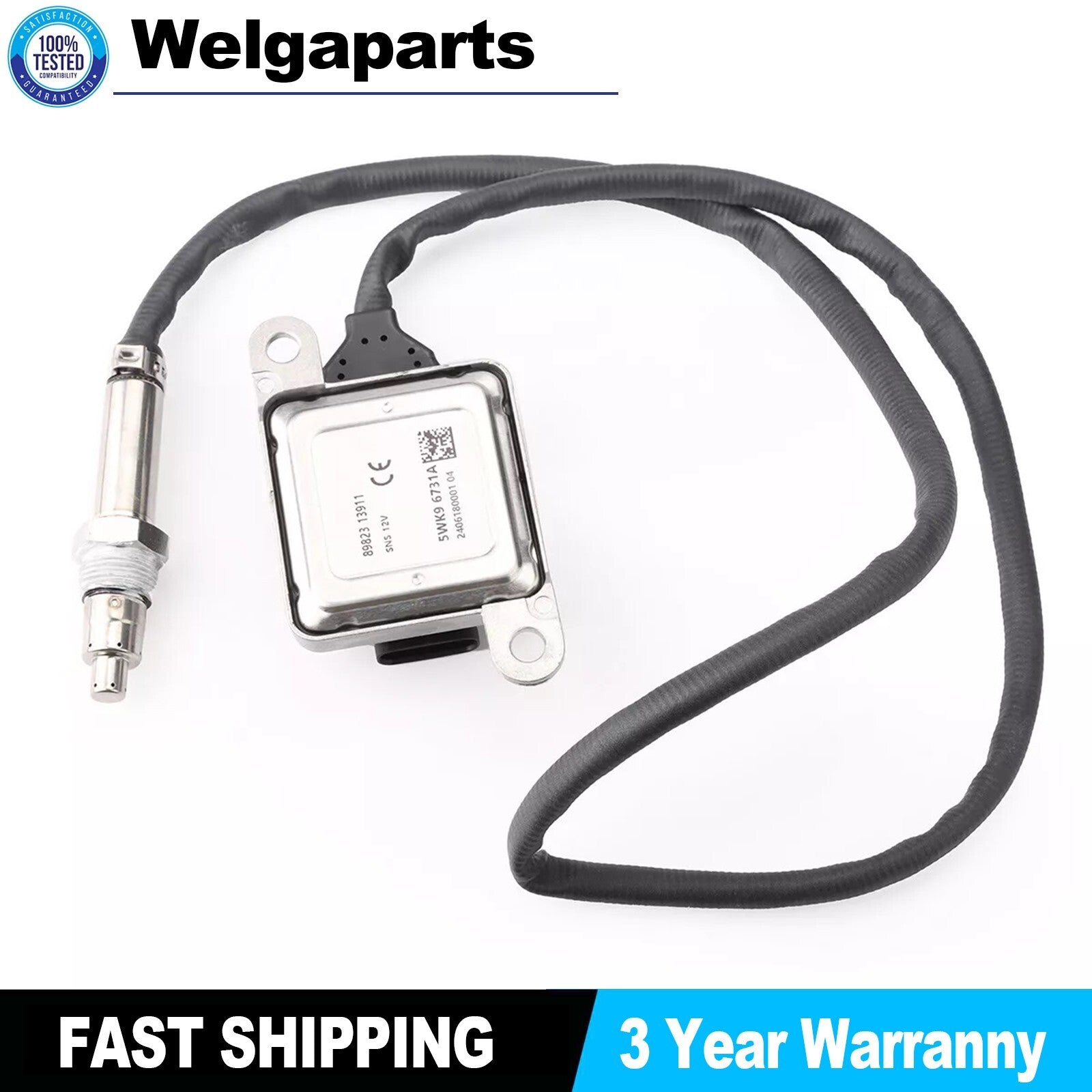 NOX Sensor Outlet 8982313911 5WK96731A for Isuzu NPR NPR-HD NQR NRR 2010-2016